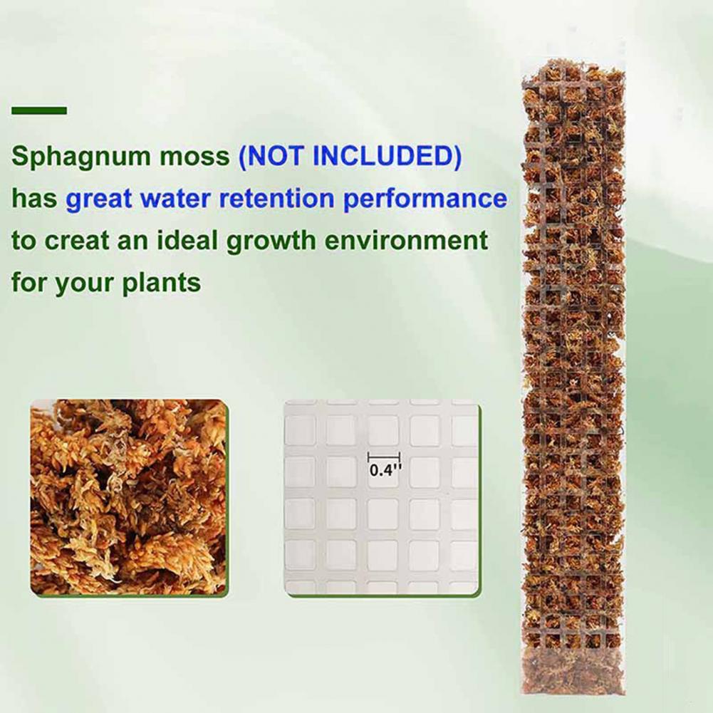 Sphagnum Moss Dry - عمود تثبيت النباتات المتسلقة، مثبت للجذور