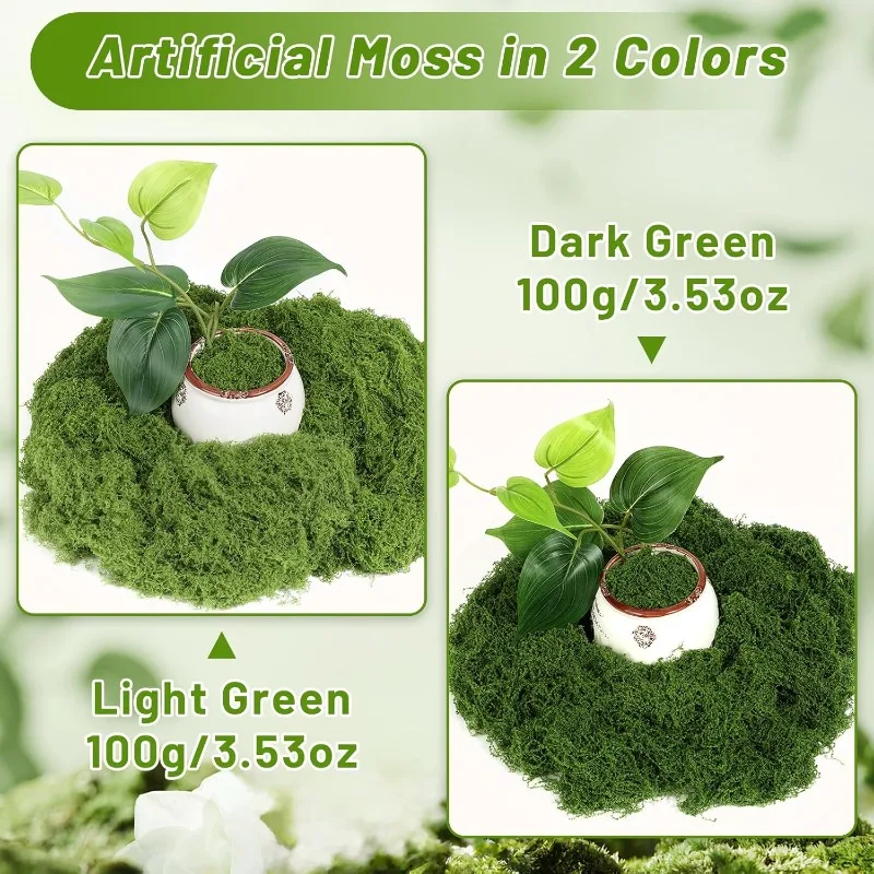 عشب الطحالب الاصطناعي الأخضر ل - مراجعة Sphagnum Moss Dry وسعره