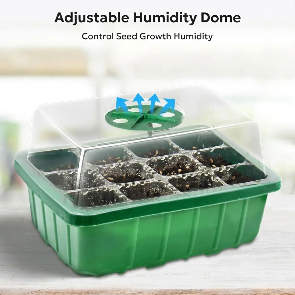 مجموعات صواني زراعة الشتلات ال - مراجعة Humidity Dome Kit وسعره